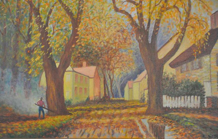 Fall Comes (Oil, 1981)    Brother Kenneth Wolf, CFC Edmund Rice Christian Brothers Art Foundation, Ltd.