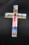 Acrylic Painted Cross | Suggested Donation $15.00 | Approx Dimensions: 101/4 Inches Tall x 7 1/4  Inches Wide