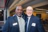 Associate Director of Enrollment Eddie Young Jr. '90 was thrilled to reconnect with former teacher and coach, Ron Kalczynski.