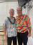 Brother Sebastian Samp and President of Damien Memorial , Wally Marciel.